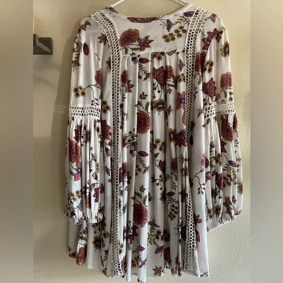Free People Just the Two of Us Ivy Floral Tunic - Picture 5 of 8